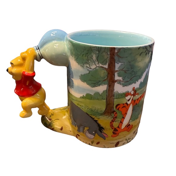 Disney Other - Disney Parks 3D Winnie the Pooh Mug – Pooh Handle, Tigger, Eeyore